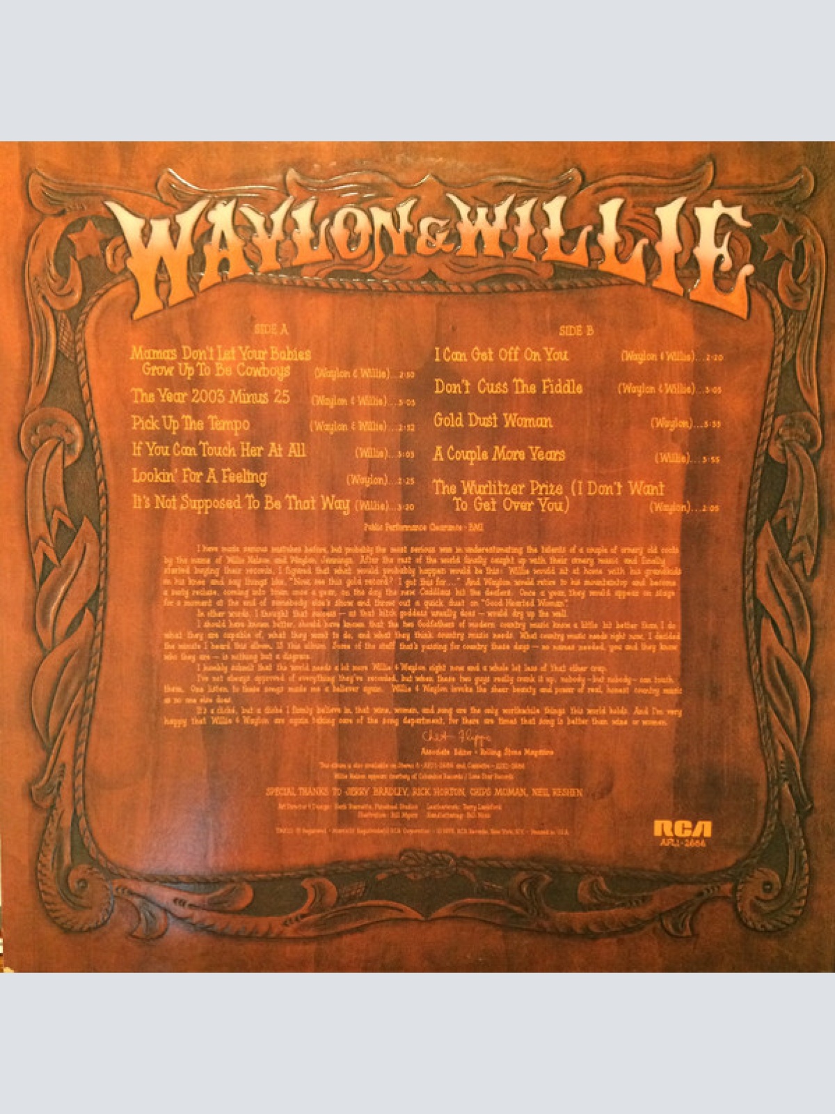 Vinyl / Waylon Jennings & Willie Nelson - Waylon & Willie