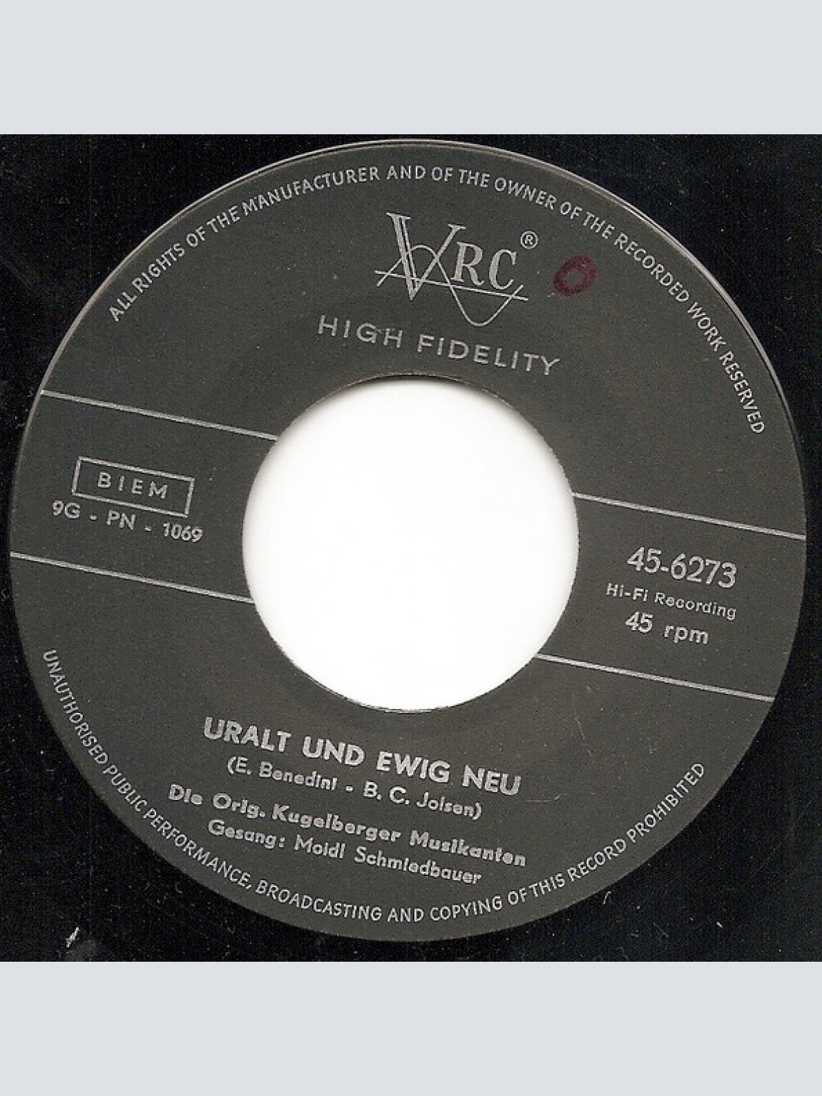 Vinyl / Original Kugelberger Musikanten - Uralt Und Ewig Neu