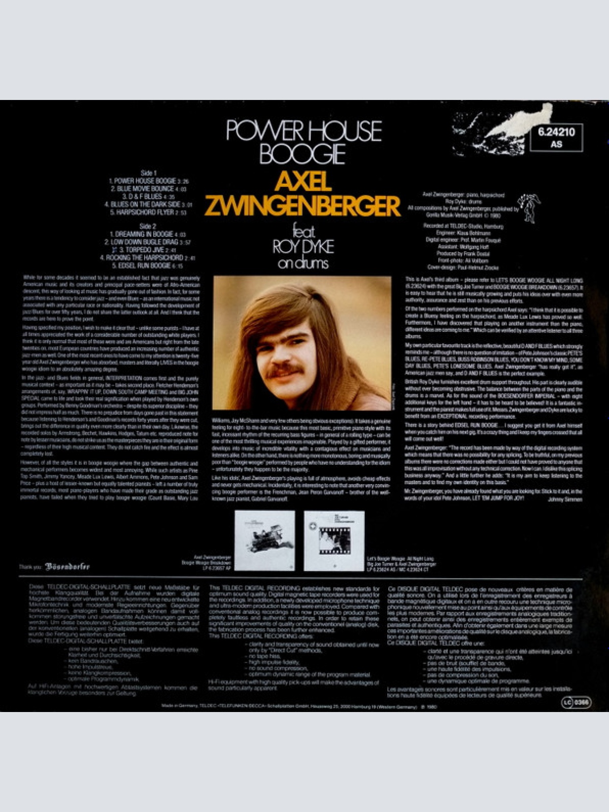 Vinyl / Axel Zwingenberger Feat. Roy Dyke - Power House Boogie