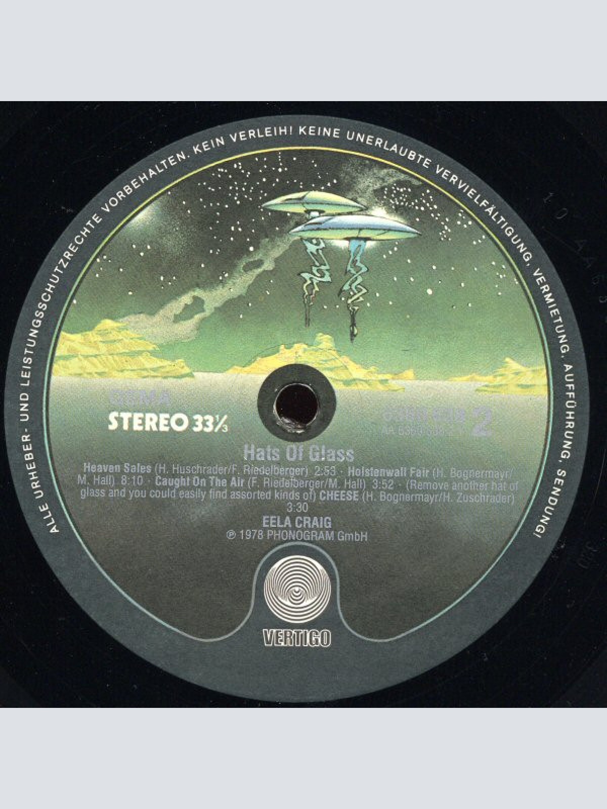 Vinyl / Eela Craig - Hats Of Glass