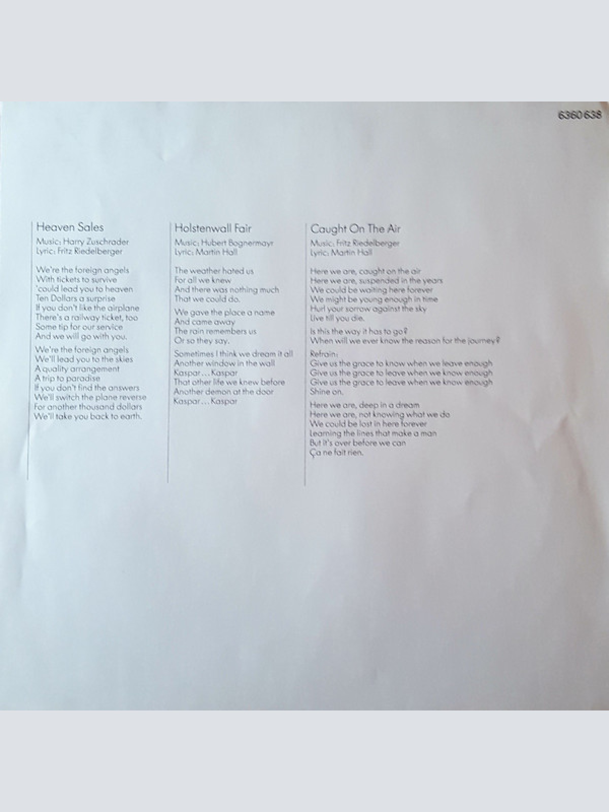 Vinyl / Eela Craig - Hats Of Glass