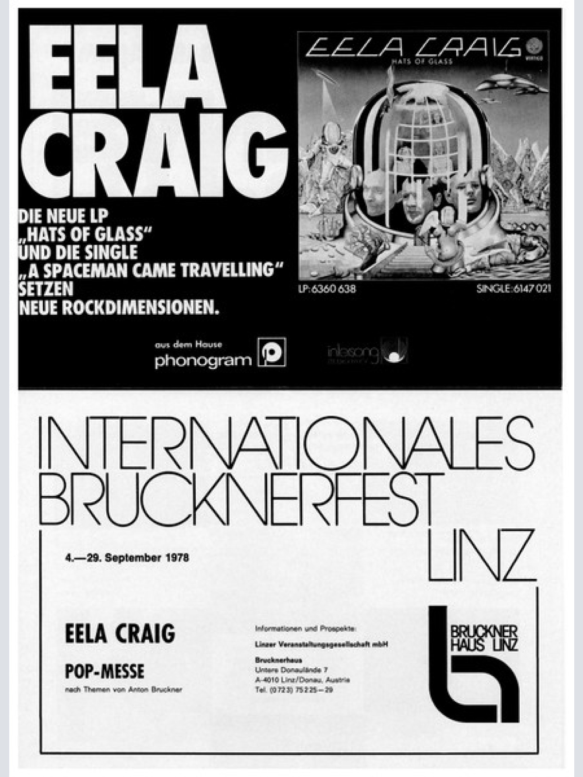 Vinyl / Eela Craig - Hats Of Glass