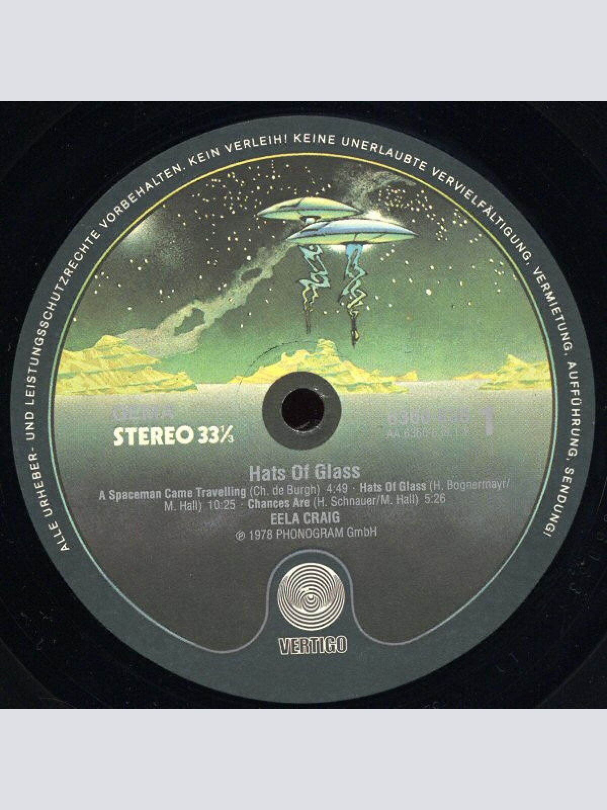 Vinyl / Eela Craig - Hats Of Glass