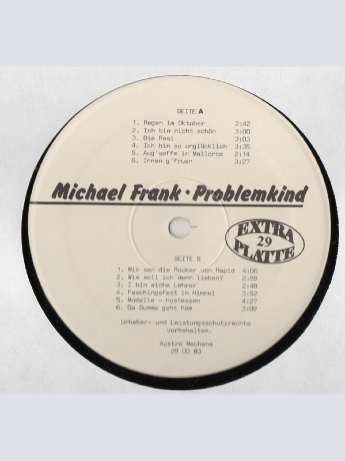 Vinyl / Michael Frank (3) - Problemkind