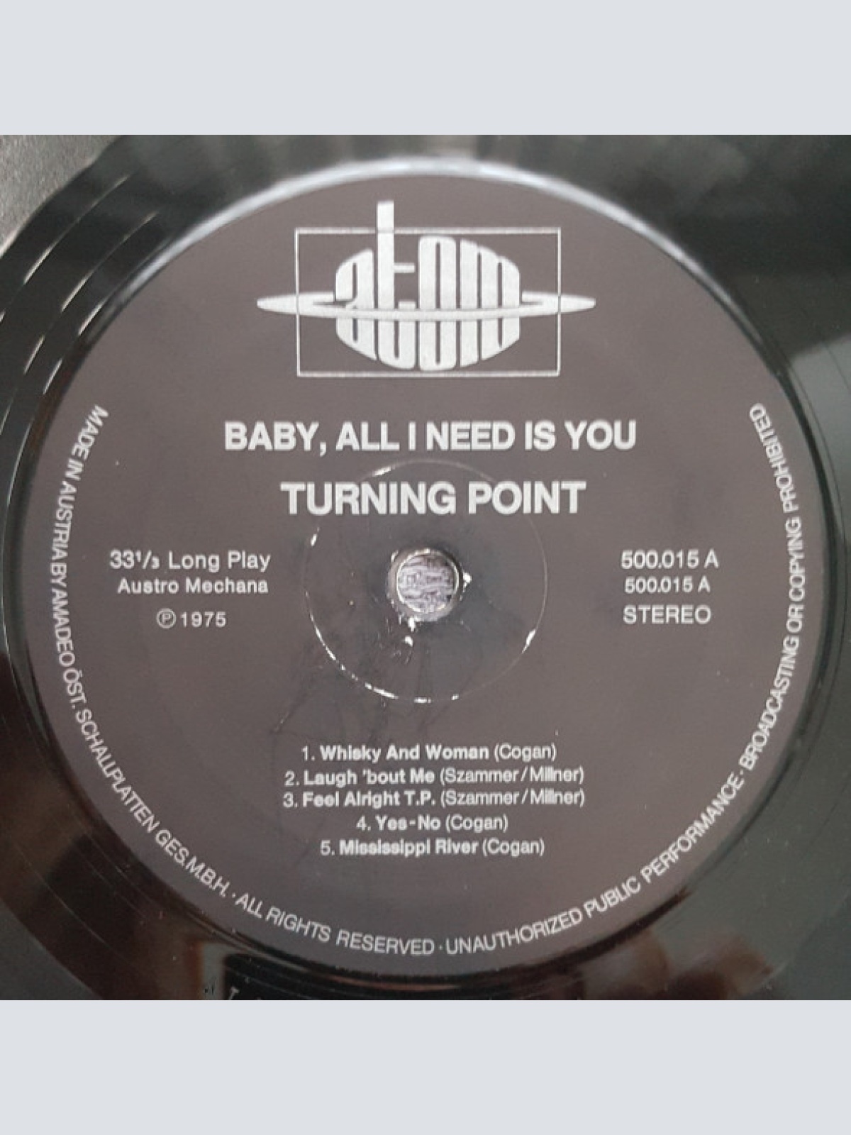 Vinyl / Turning Point (4) - Baby, All I Need Is You