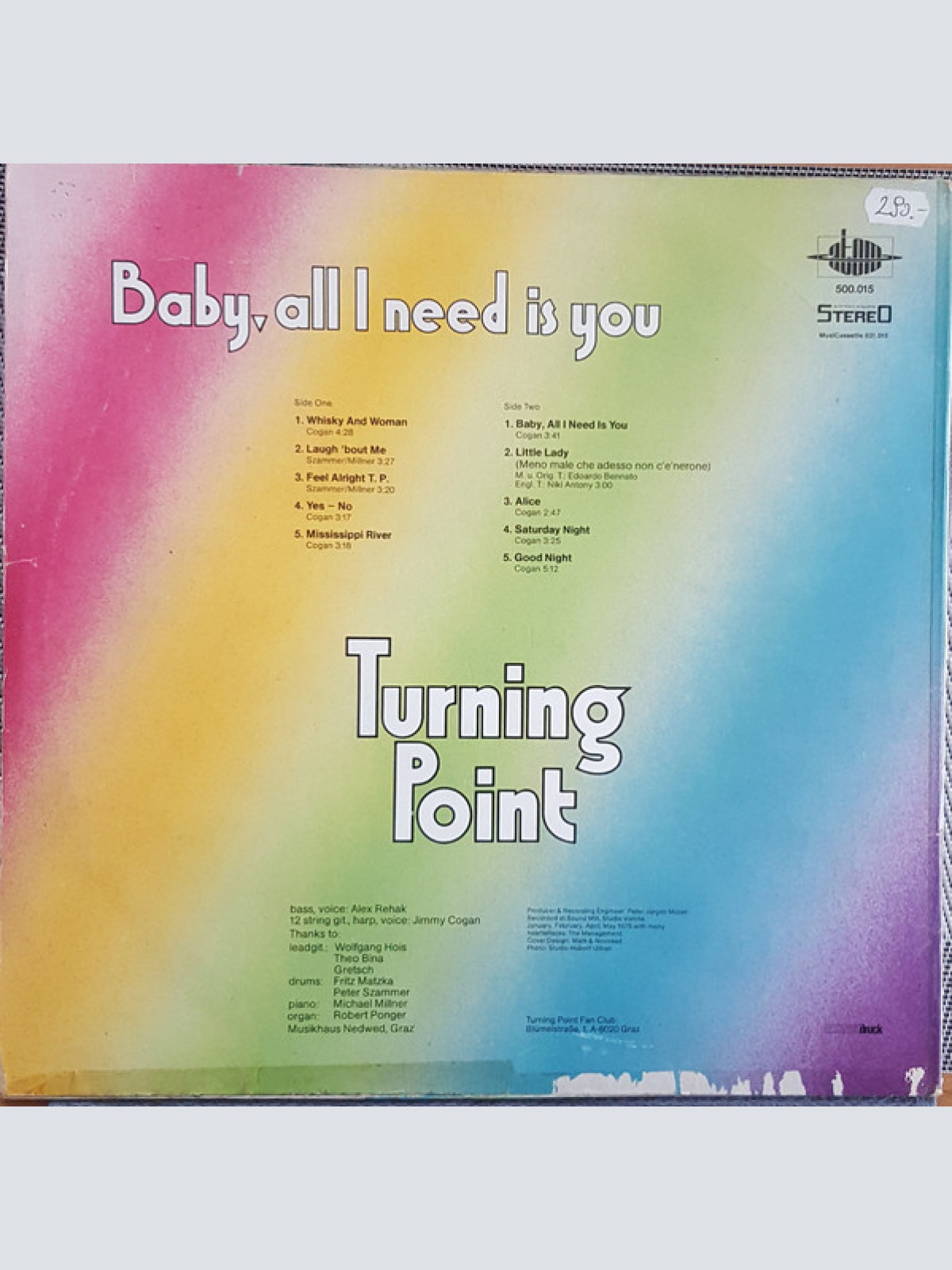 Vinyl / Turning Point (4) - Baby, All I Need Is You