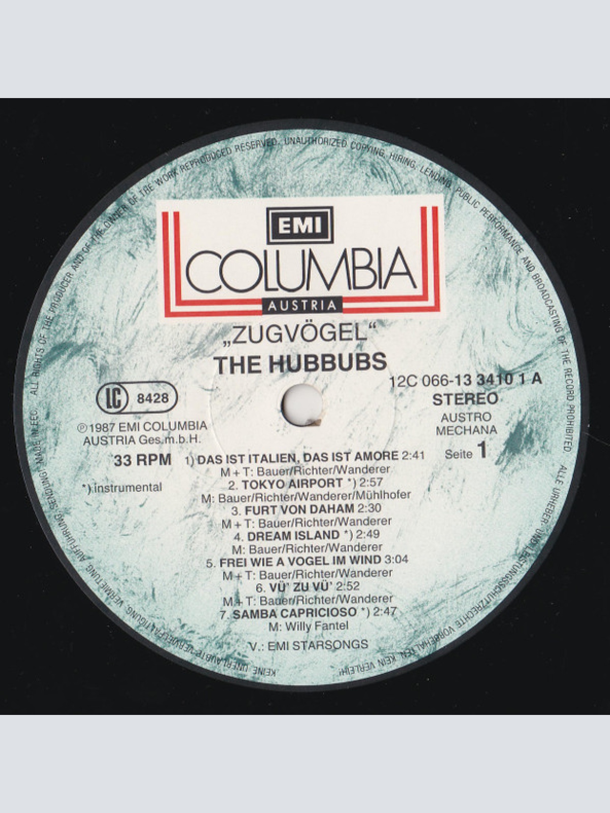 Vinyl / The Hubbubs - Zugvögel