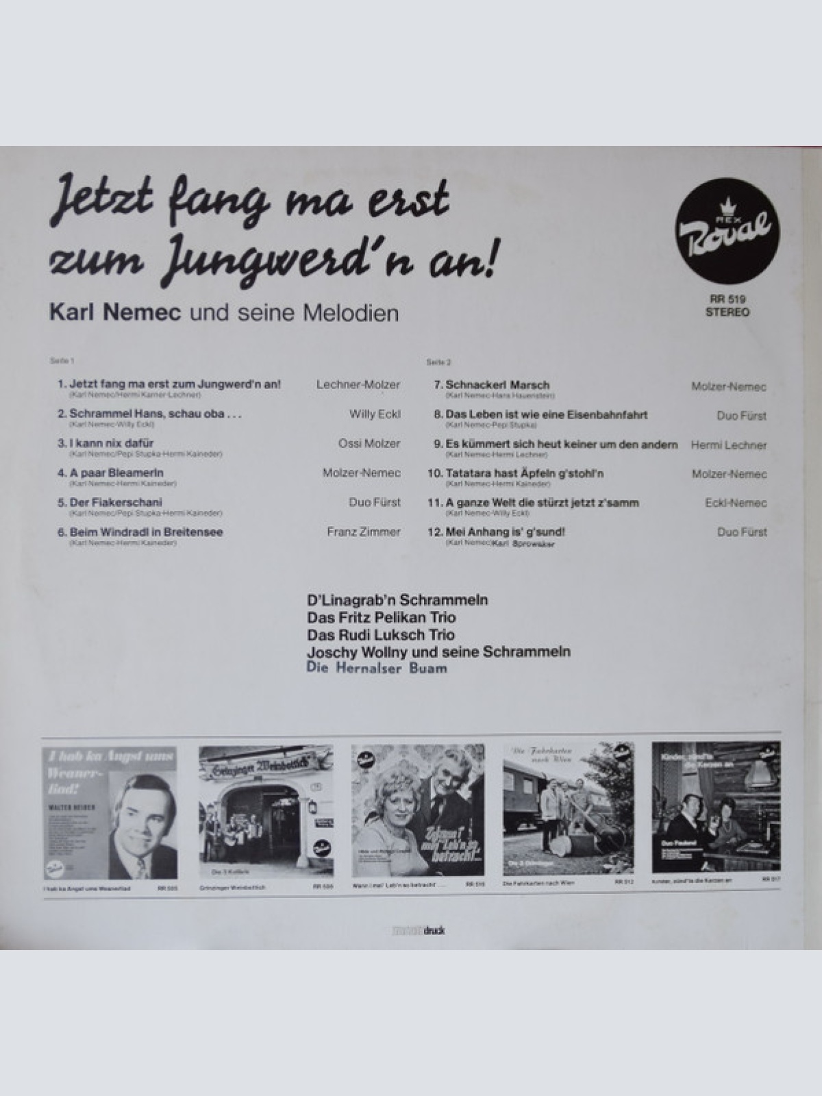 Vinyl / Various - Jetzt Fang Ma Erst Zum Jungwerd'n An! (Karl Nemec Und Seine Melodien)