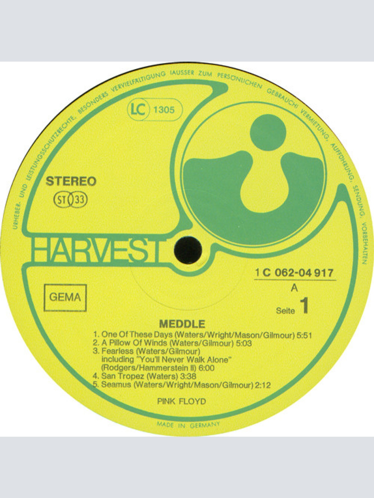 Vinyl / Pink Floyd - Meddle