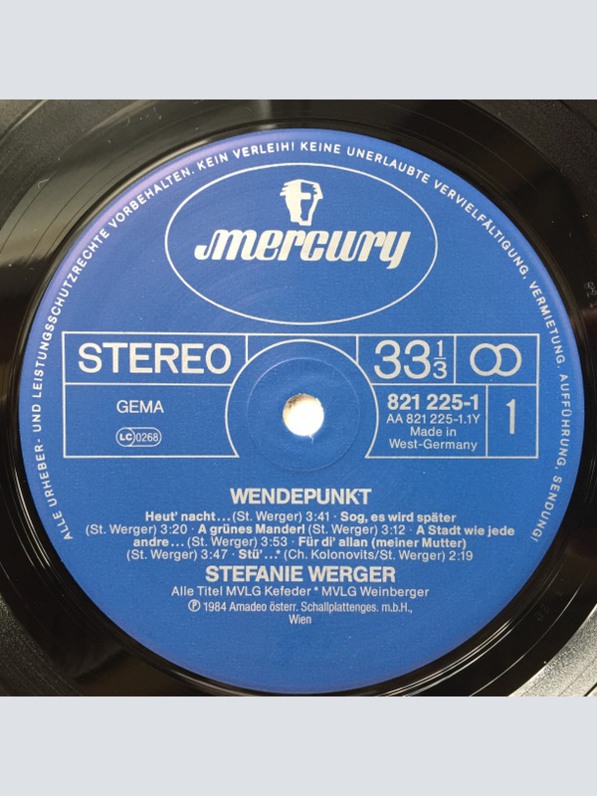 Vinyl / Stefanie Werger - Wendepunkt