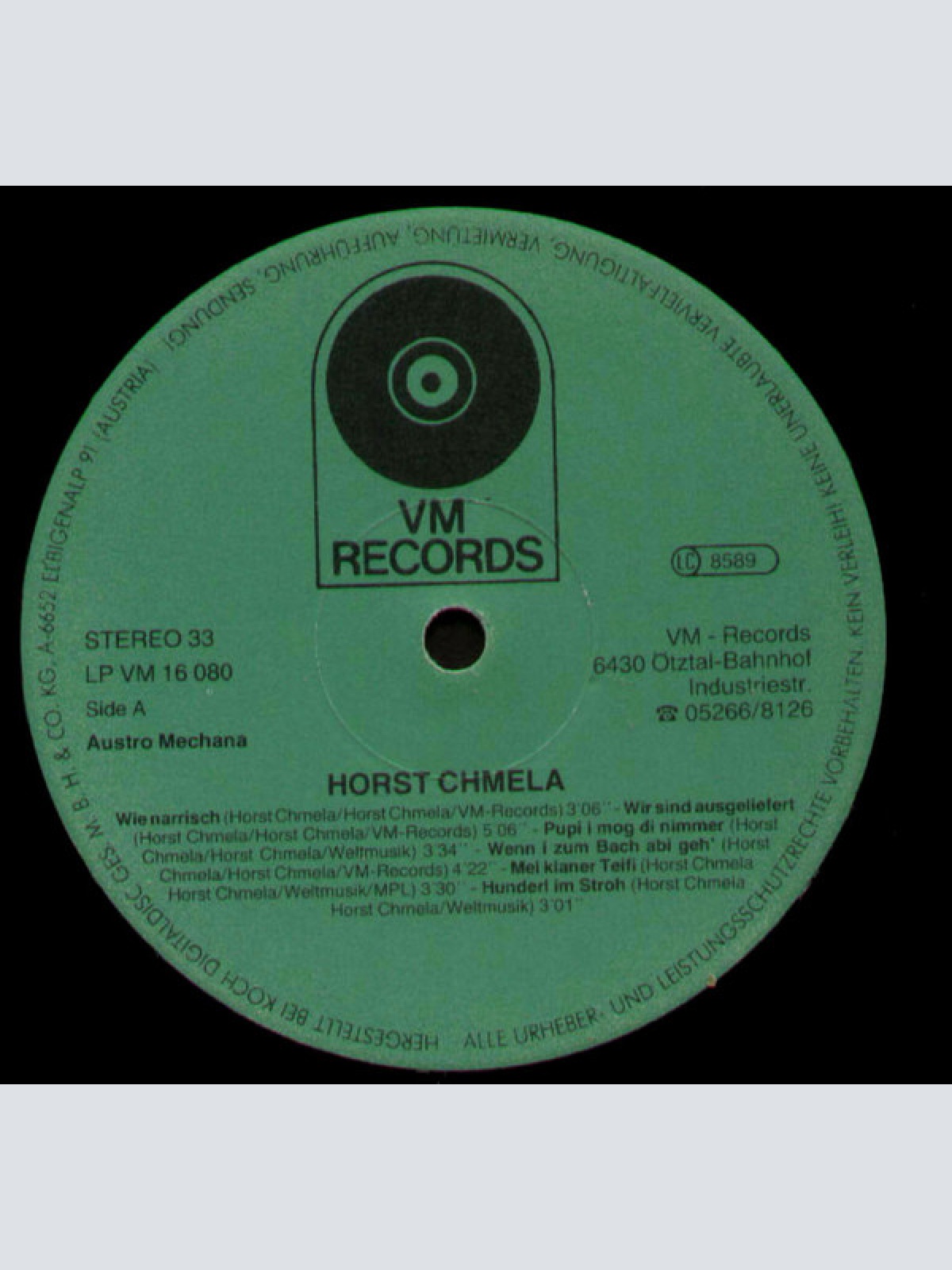 Vinyl / Horst Chmela - Stolpern Därfst.....