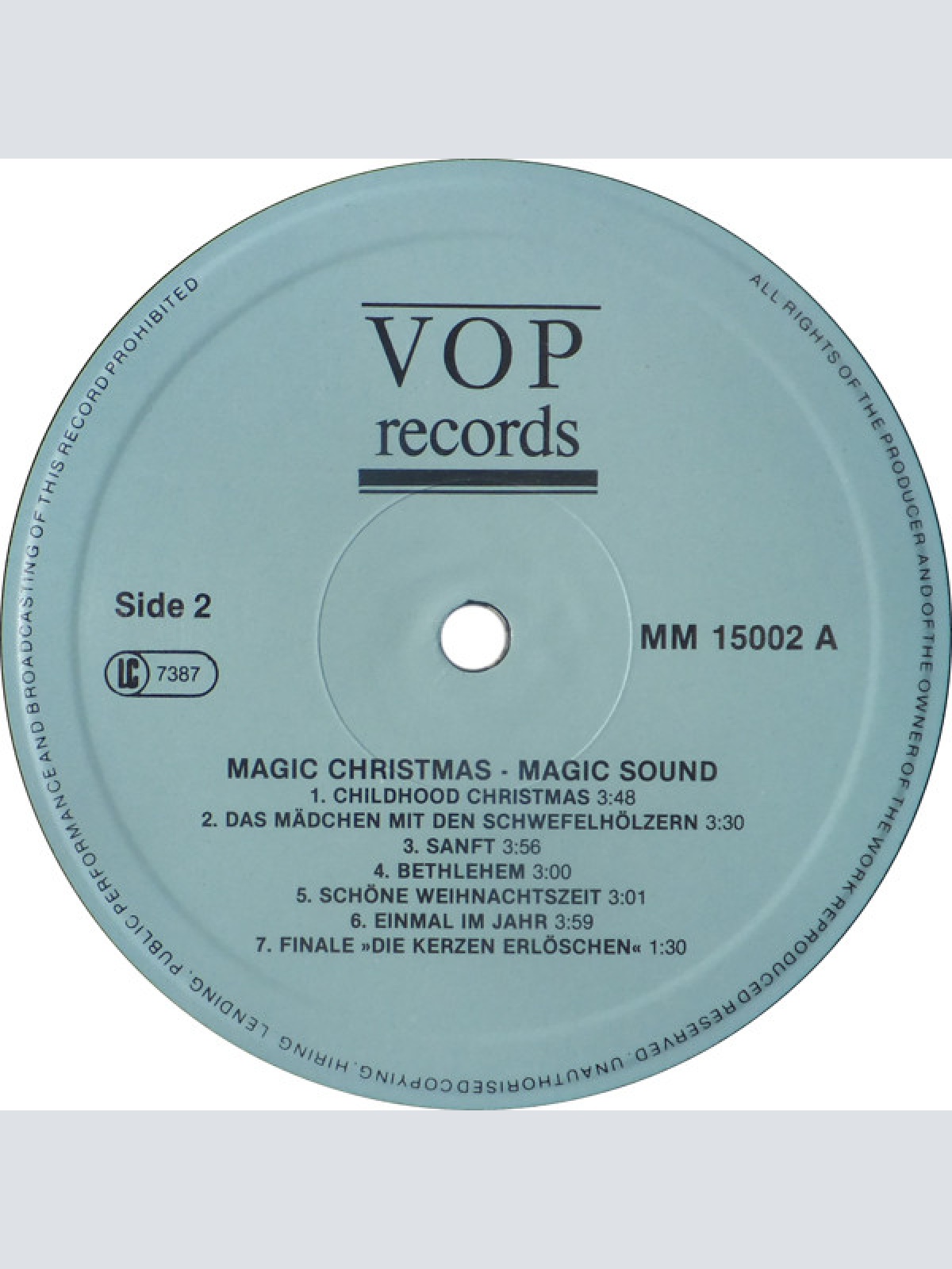 Vinyl / Magic Sound (2) - Magic Christmas