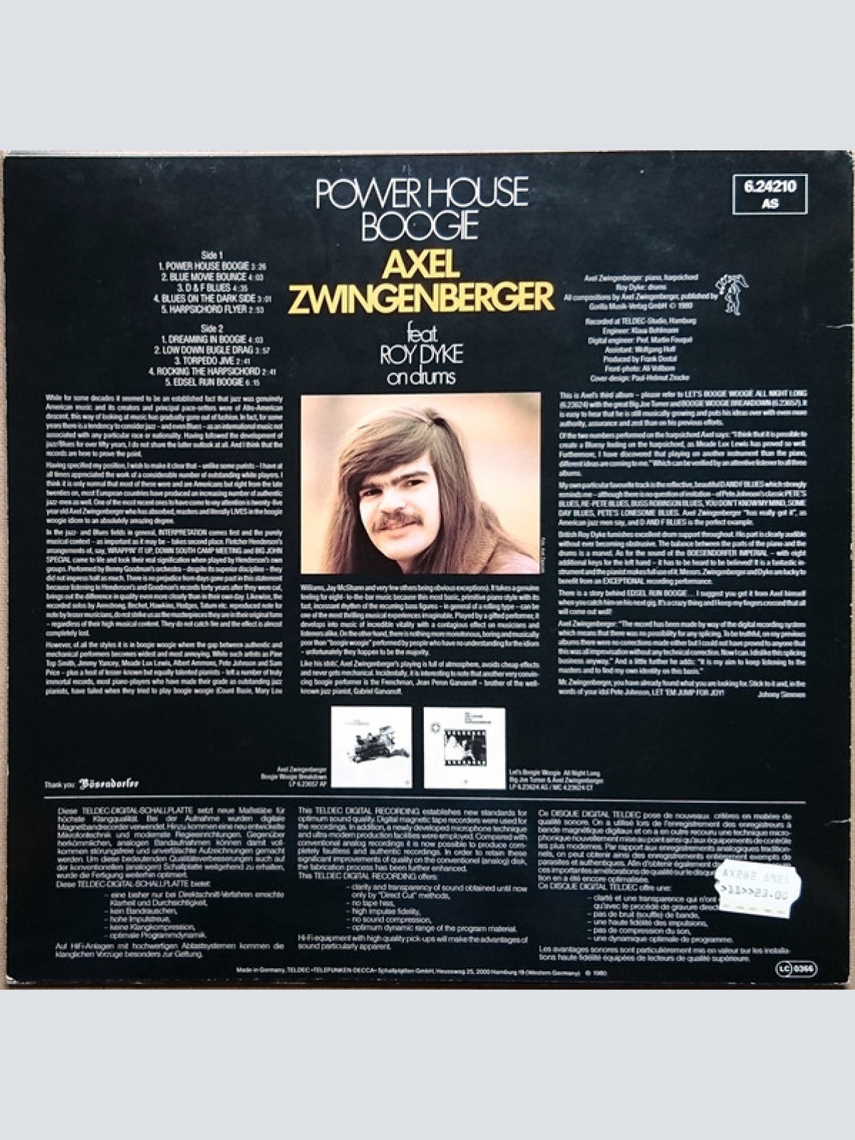 Vinyl / Axel Zwingenberger Feat. Roy Dyke - Power House Boogie