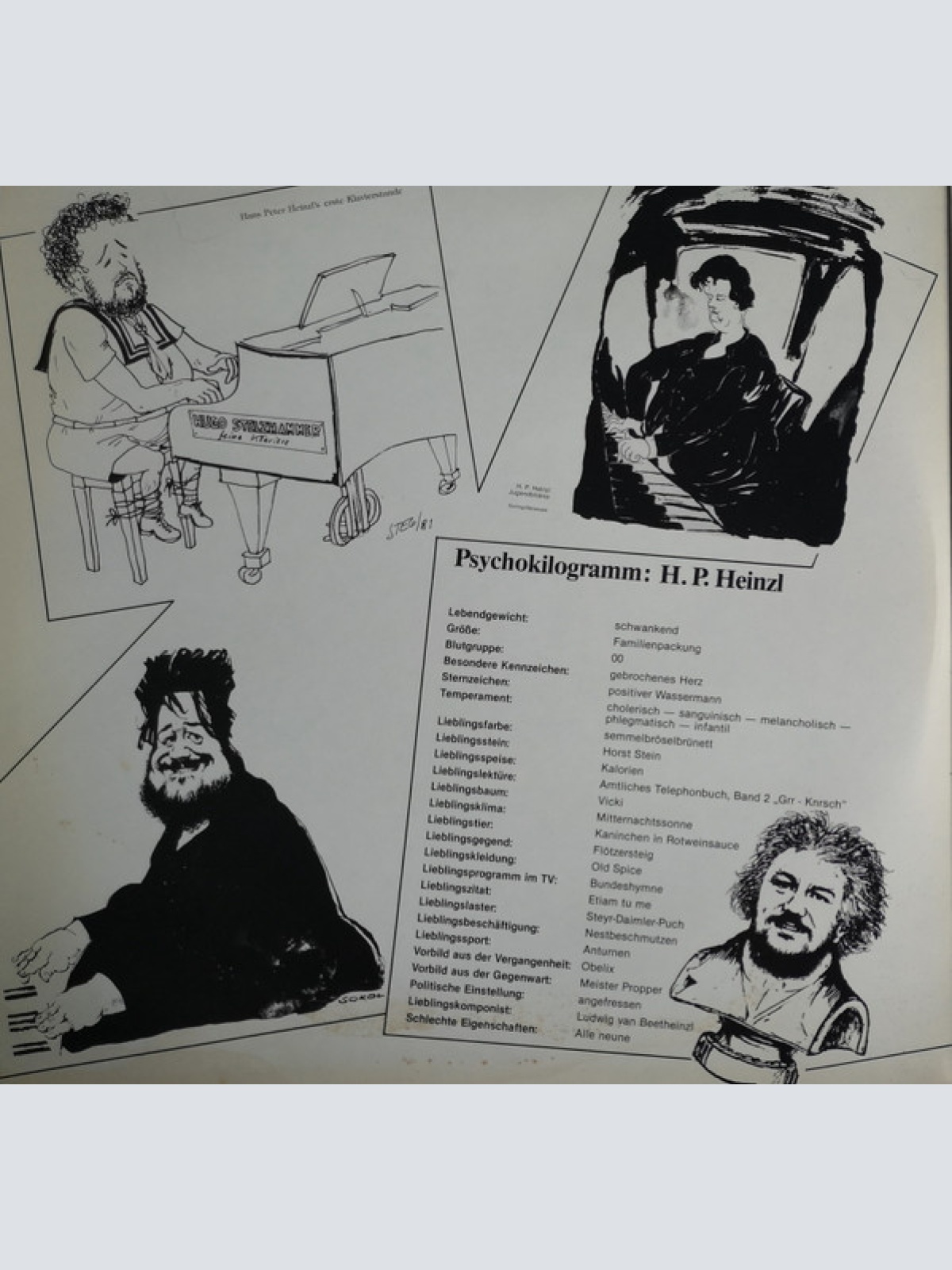 Vinyl / Hans Peter Heinzl - Und Jetzt Erst Recht