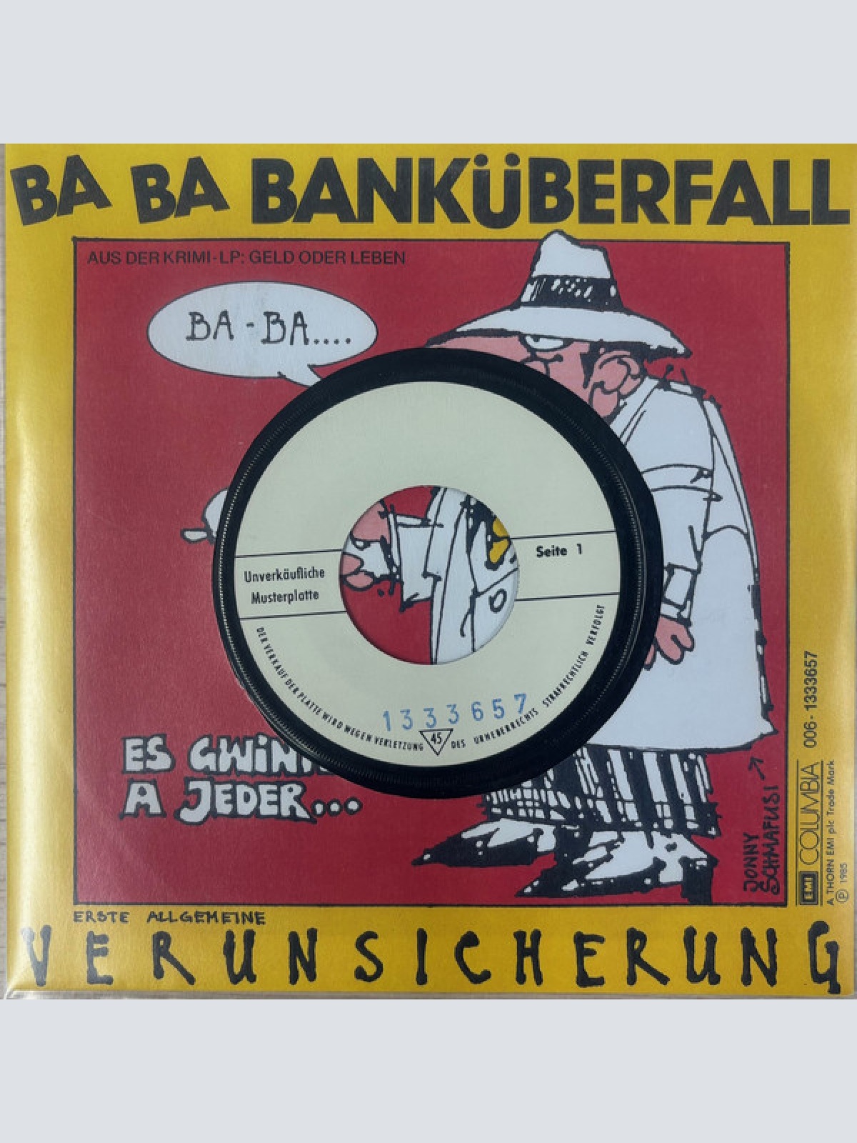 Vinyl / EAV (Erste Allgemeine Verunsicherung) - Ba Ba Banküberfall