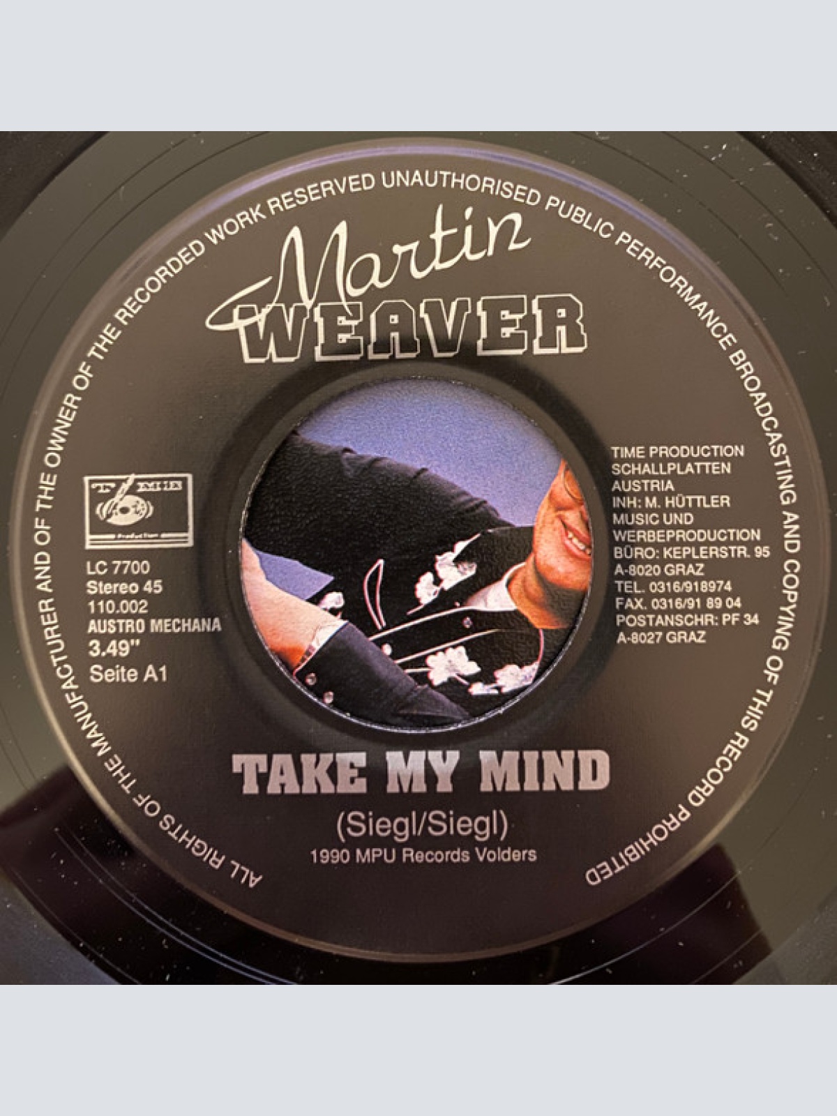 Vinyl / Martin Weaver (2) - For You / Take My Mind
