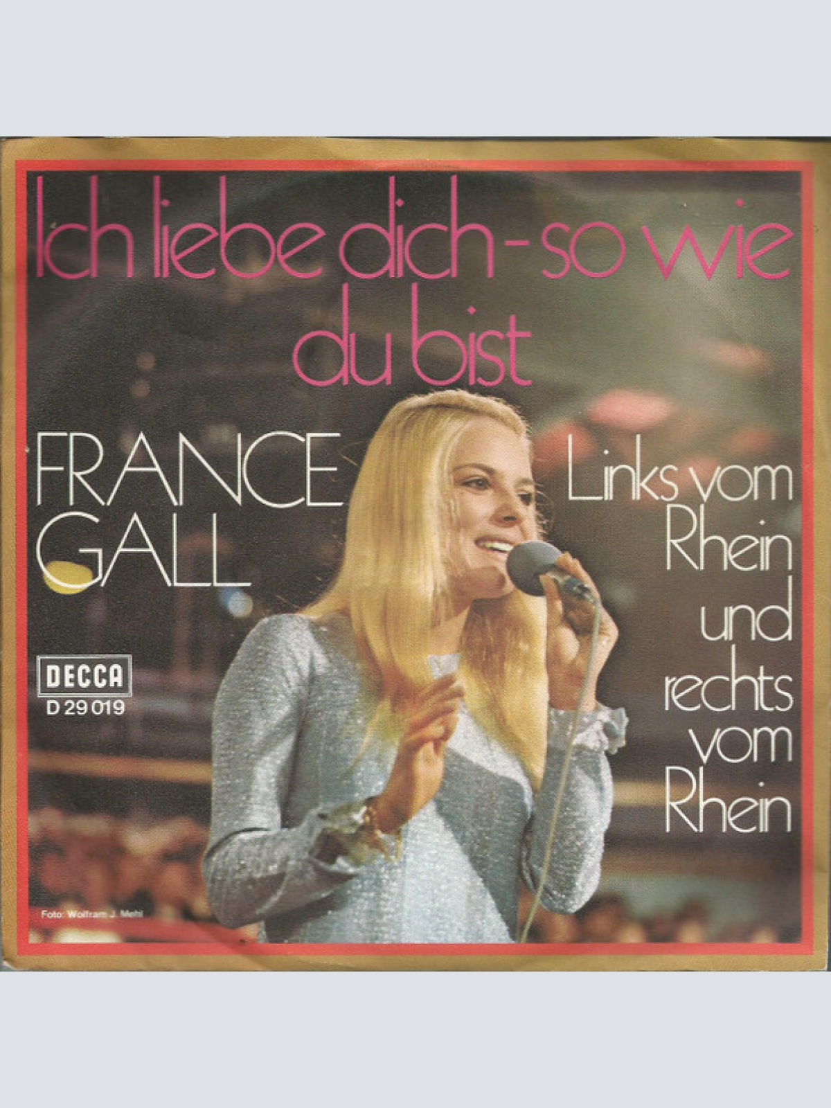 Vinyl / France Gall - Ich Liebe Dich - So Wie Du Bist