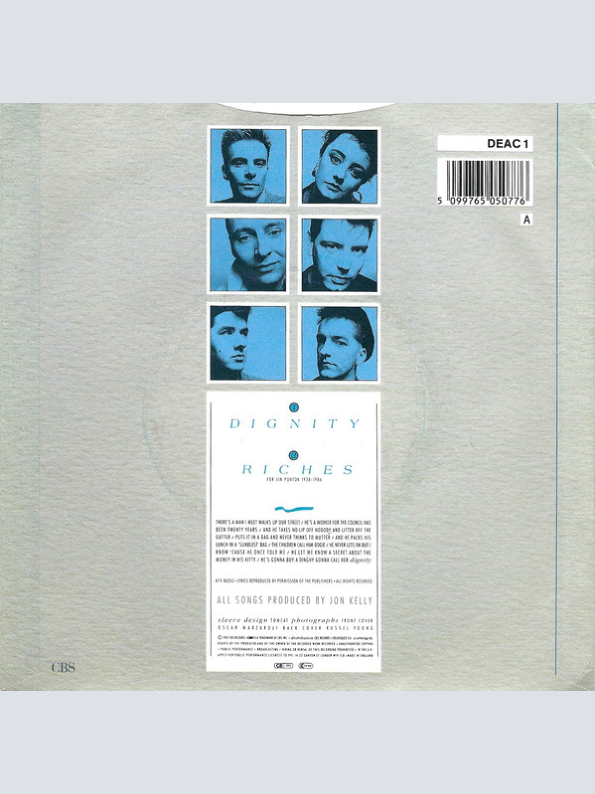 Vinyl / Deacon Blue - Dignity