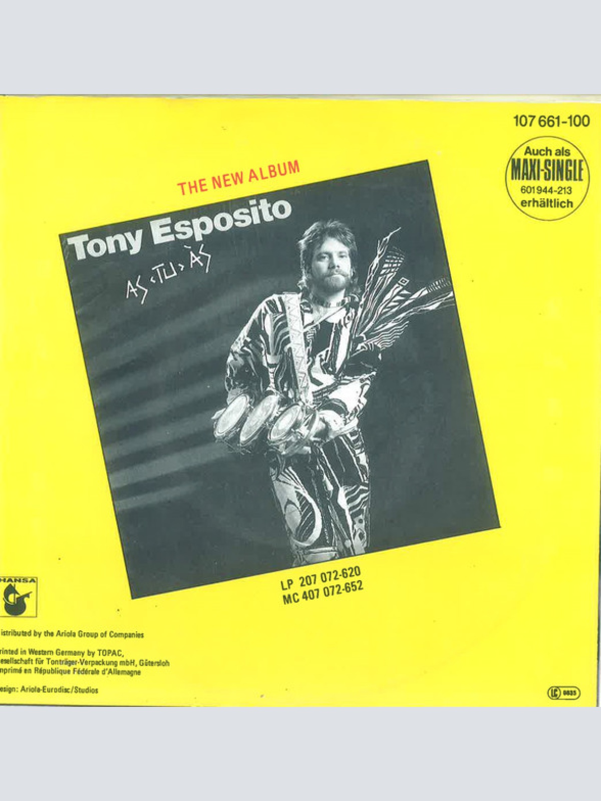 Vinyl / Tony Esposito - Papa Chico