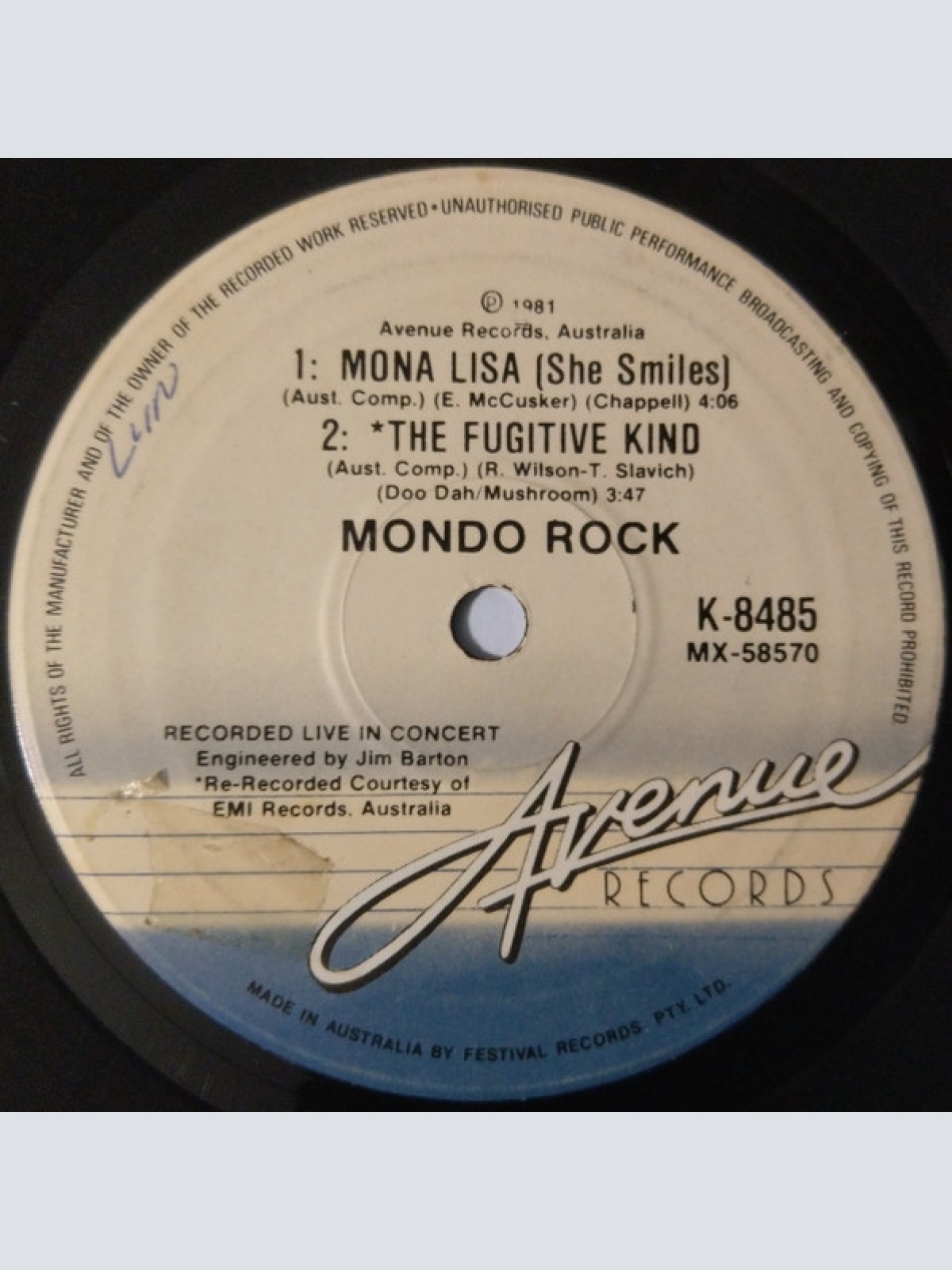 Vinyl / Mondo Rock - Summer Of '81