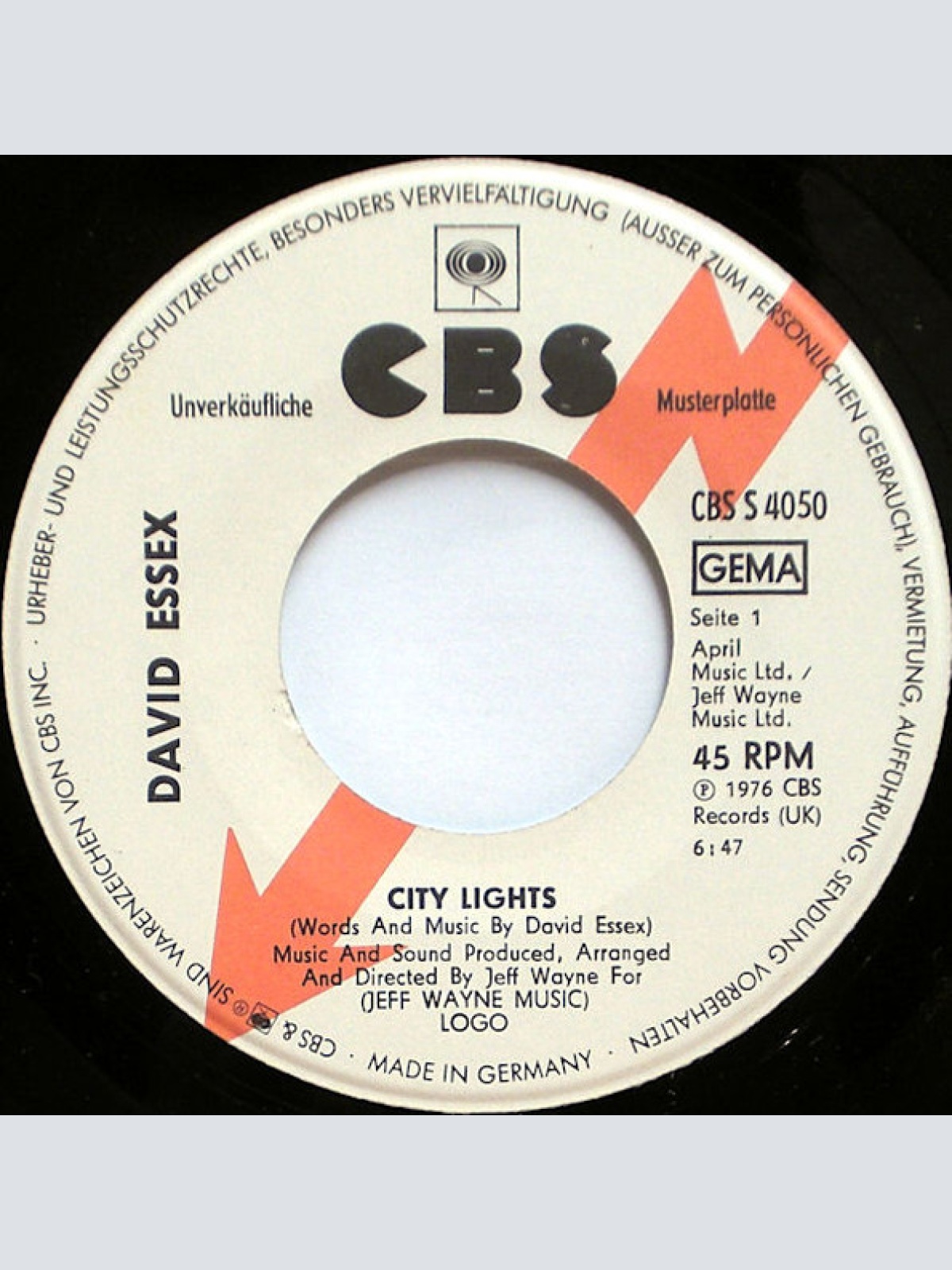 Vinyl / David Essex - City Lights