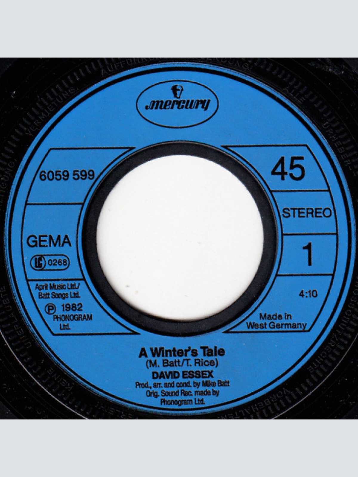 Vinyl / David Essex - A Winter's Tale