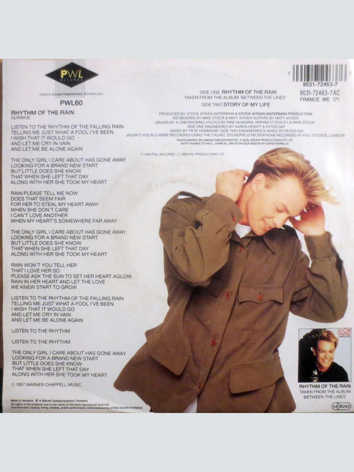 Vinyl / Jason Donovan - Rhythm Of The Rain