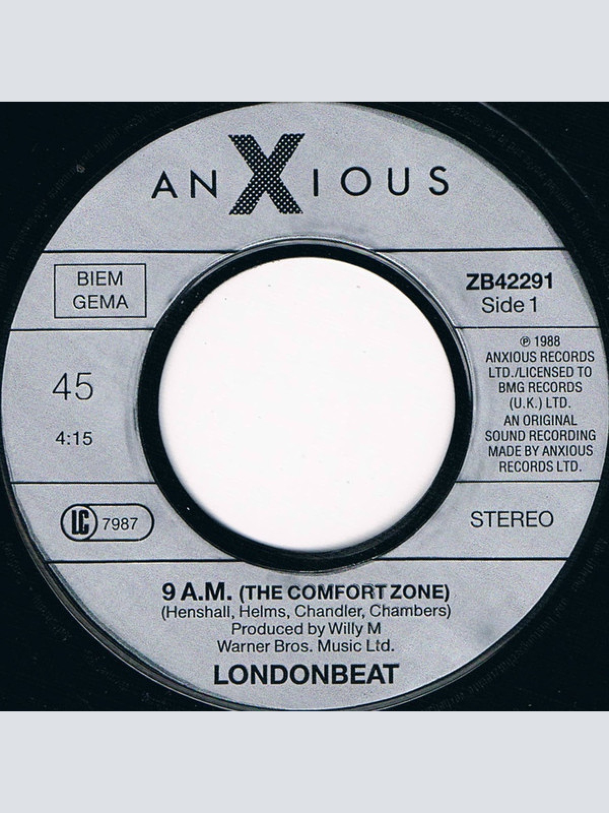 Vinyl / Londonbeat - 9 A.M.