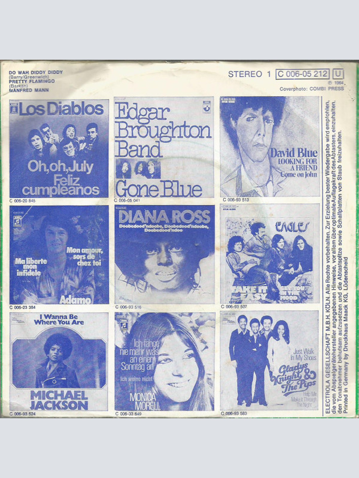 Vinyl / Manfred Mann - Do Wah Diddy Diddy / Pretty Flamingo