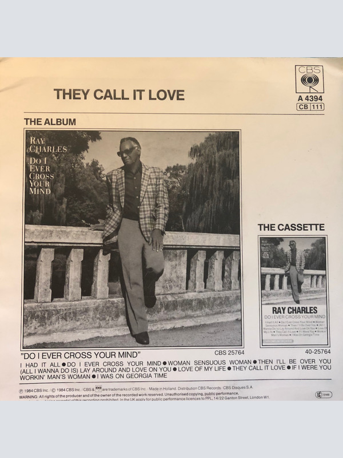 Vinyl / Ray Charles - (All I Wanna Do Is) Lay Around And Love On You