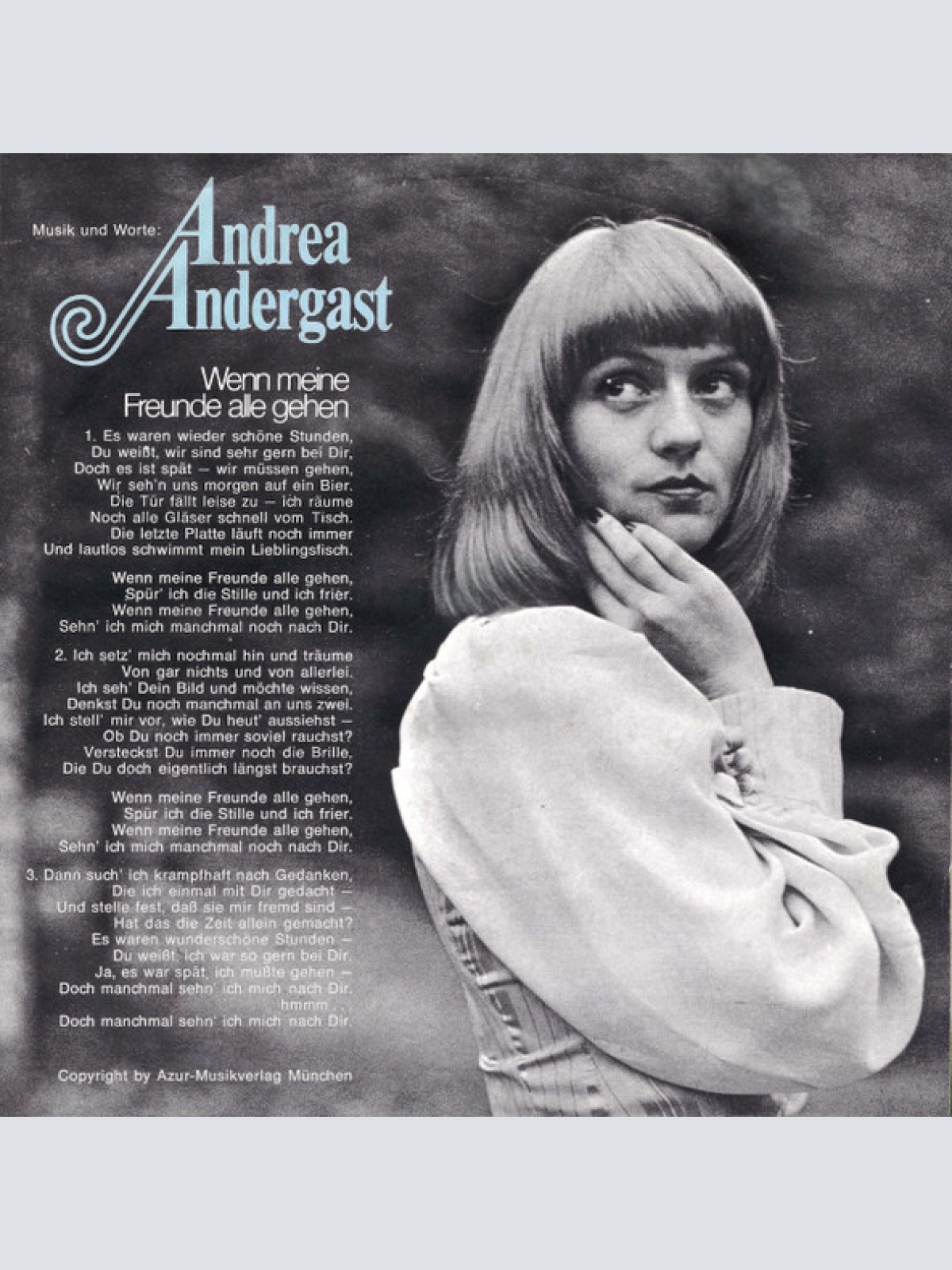 Vinyl / Andrea Andergast - Wenn Meine Freunde Alle Gehen