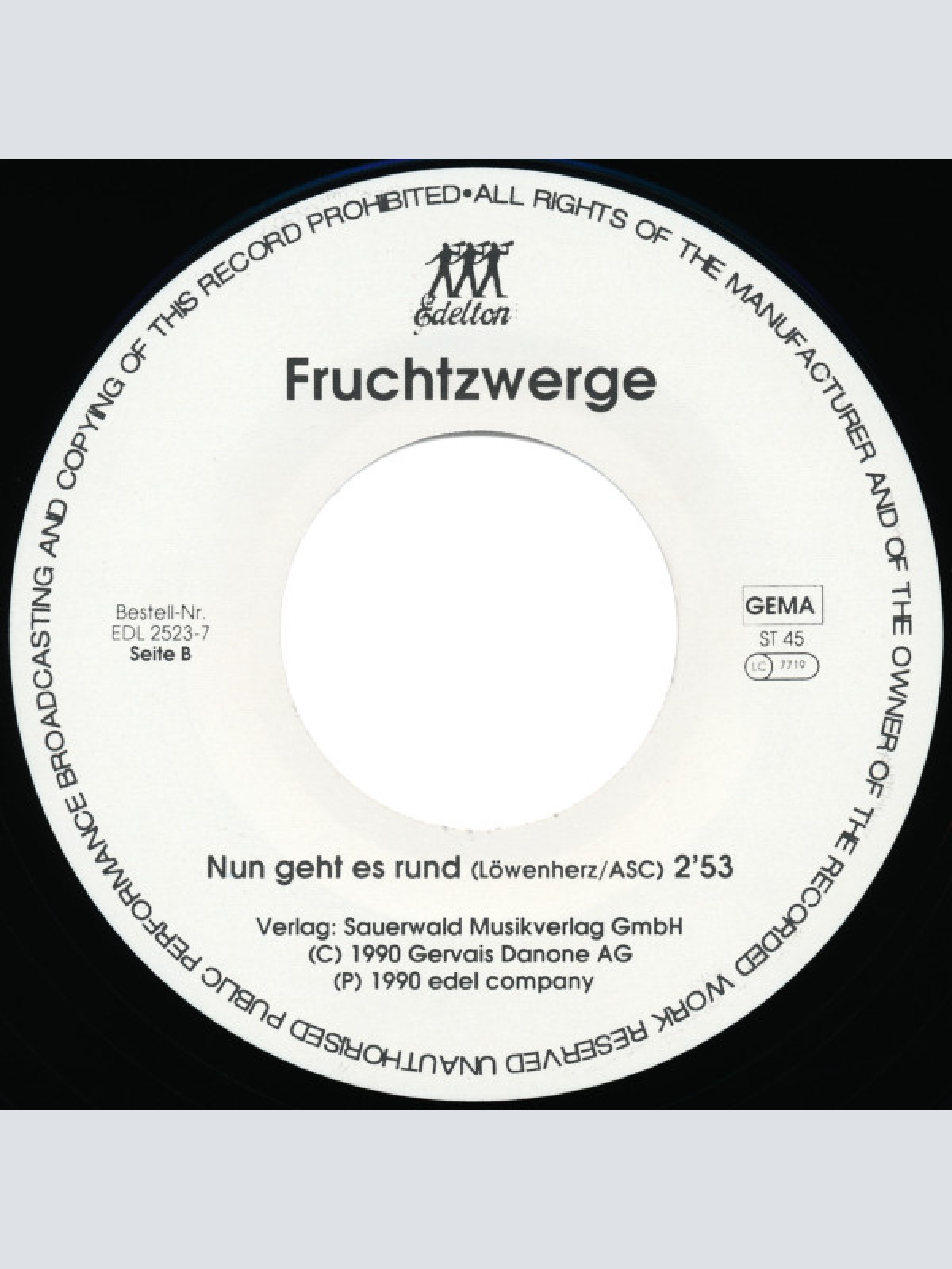 Vinyl / Fruchtzwerge - Ich Bin Ein Fruchtzwerg