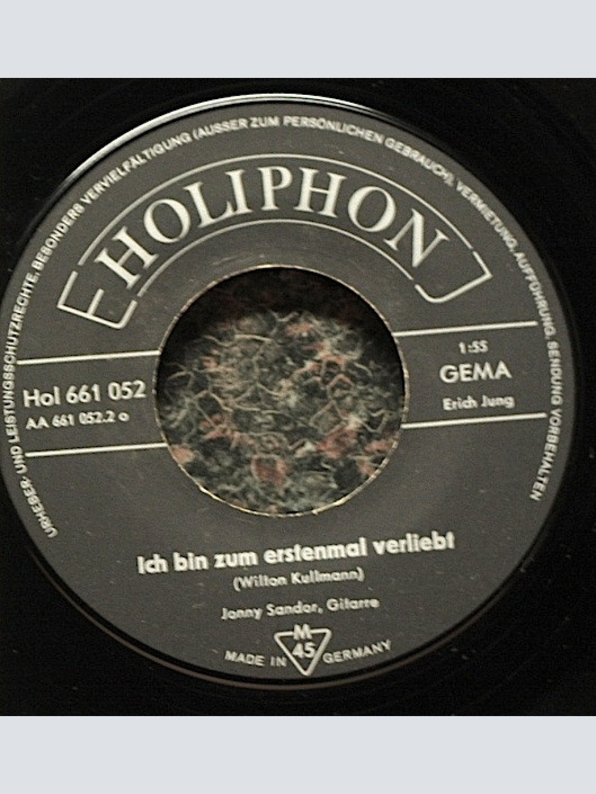 Vinyl / Jonny Sandor - Basatomba / Ich Bin Zum Erstenmal Verliebt