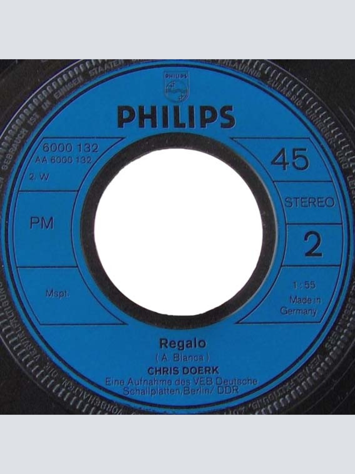 Vinyl / Chris Doerk - Die Rose Von Chile / Regalo