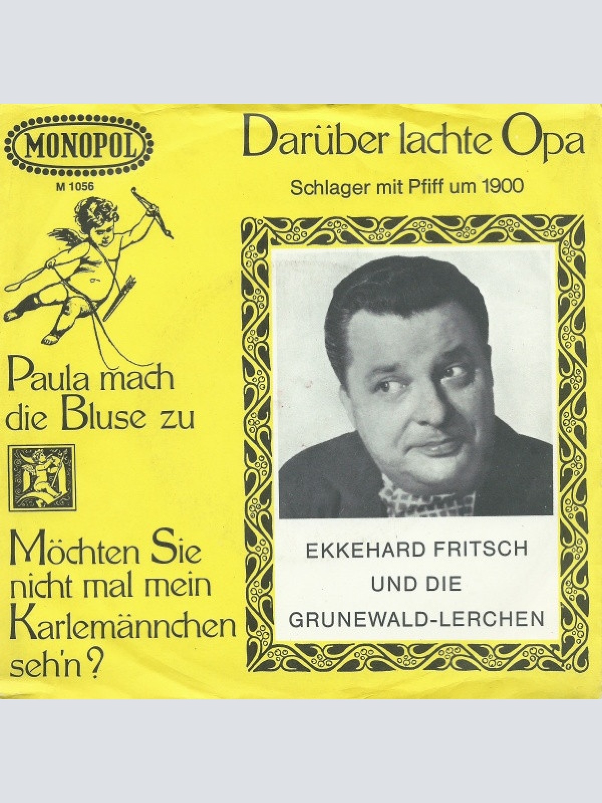 Vinyl / Ekkehard Fritsch Und Die Grunewald-Lerchen - Paula Mach Die Bluse Zu