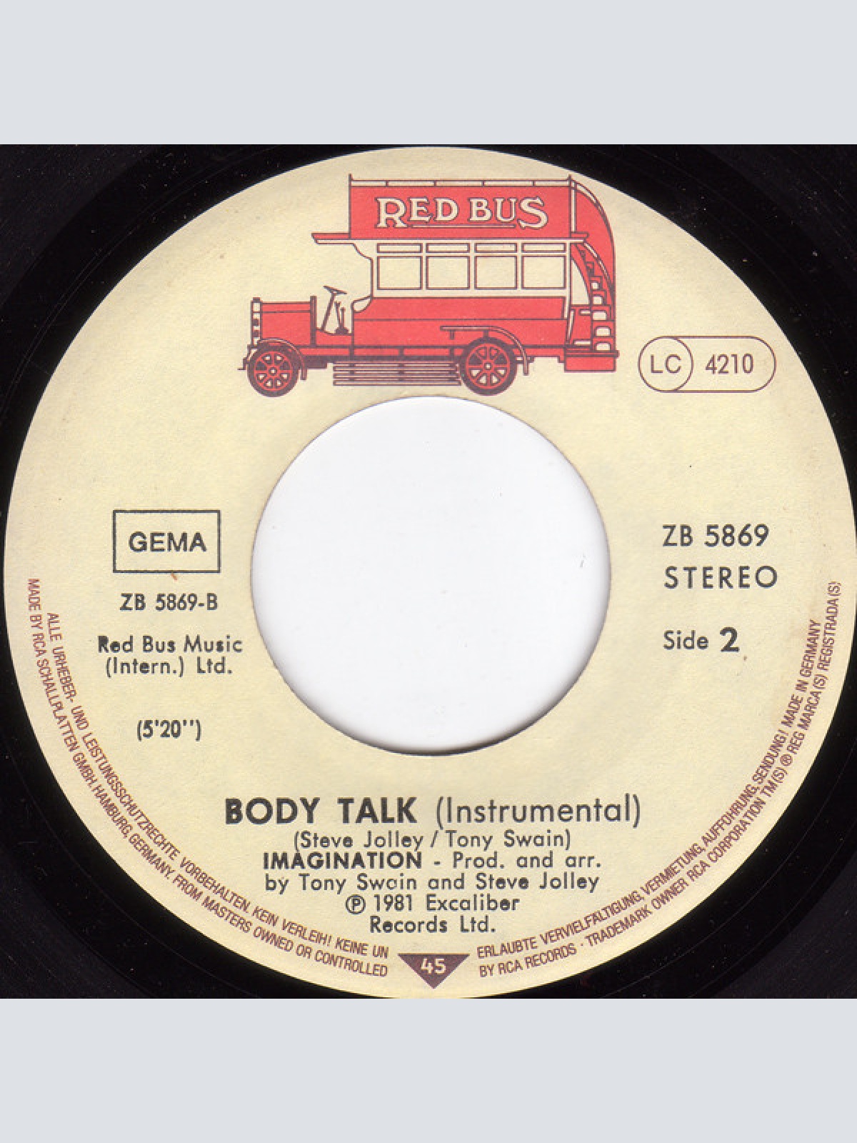 Vinyl / Imagination - Body Talk