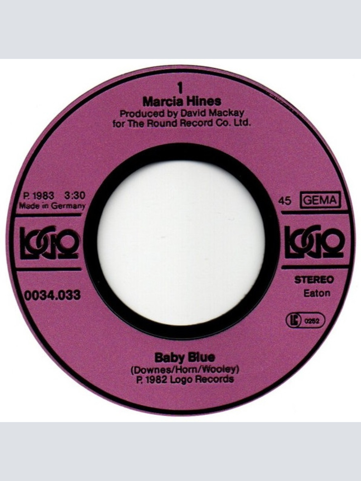 Vinyl / Marcia Hines - Baby Blue