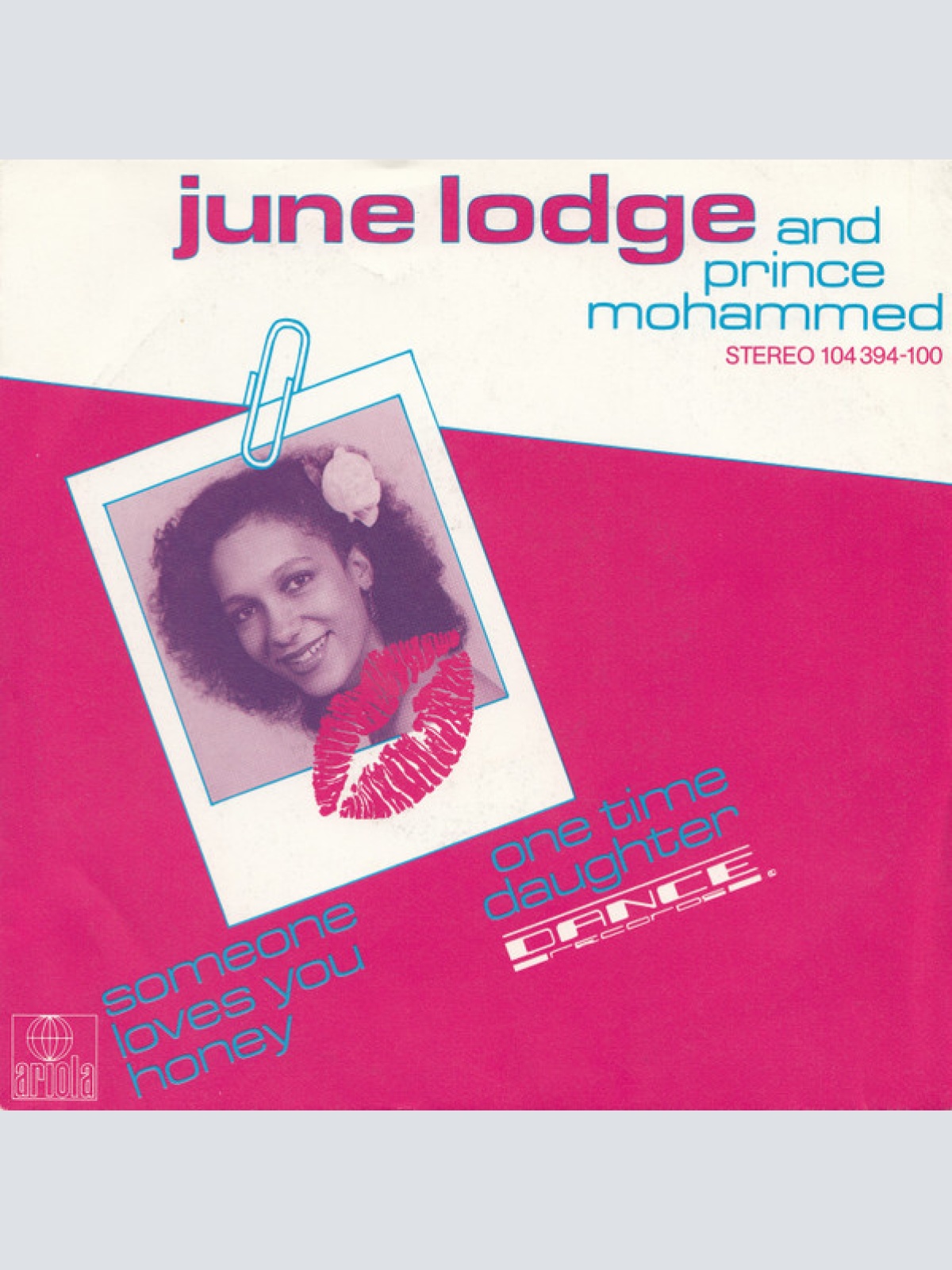 Vinyl / June Lodge And Prince Mohammed - Someone Loves You Honey - One Time Daughter