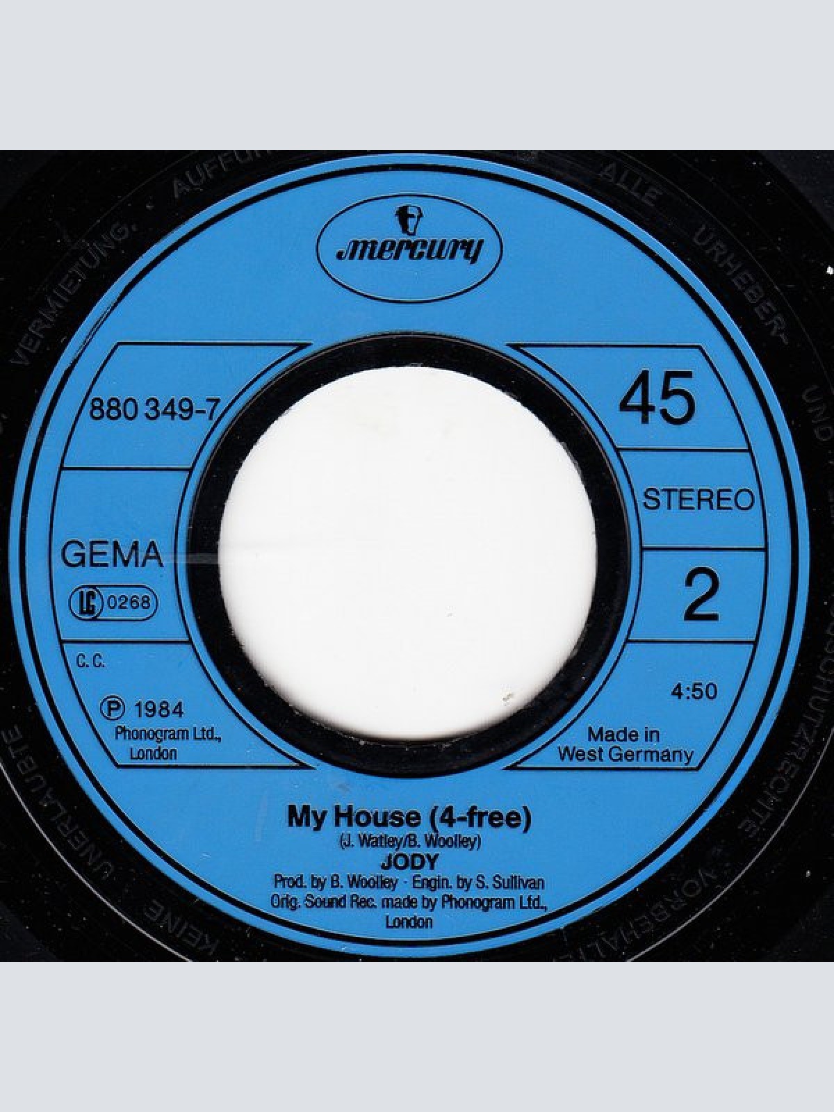 Vinyl / Jody* - Where The Boys Are