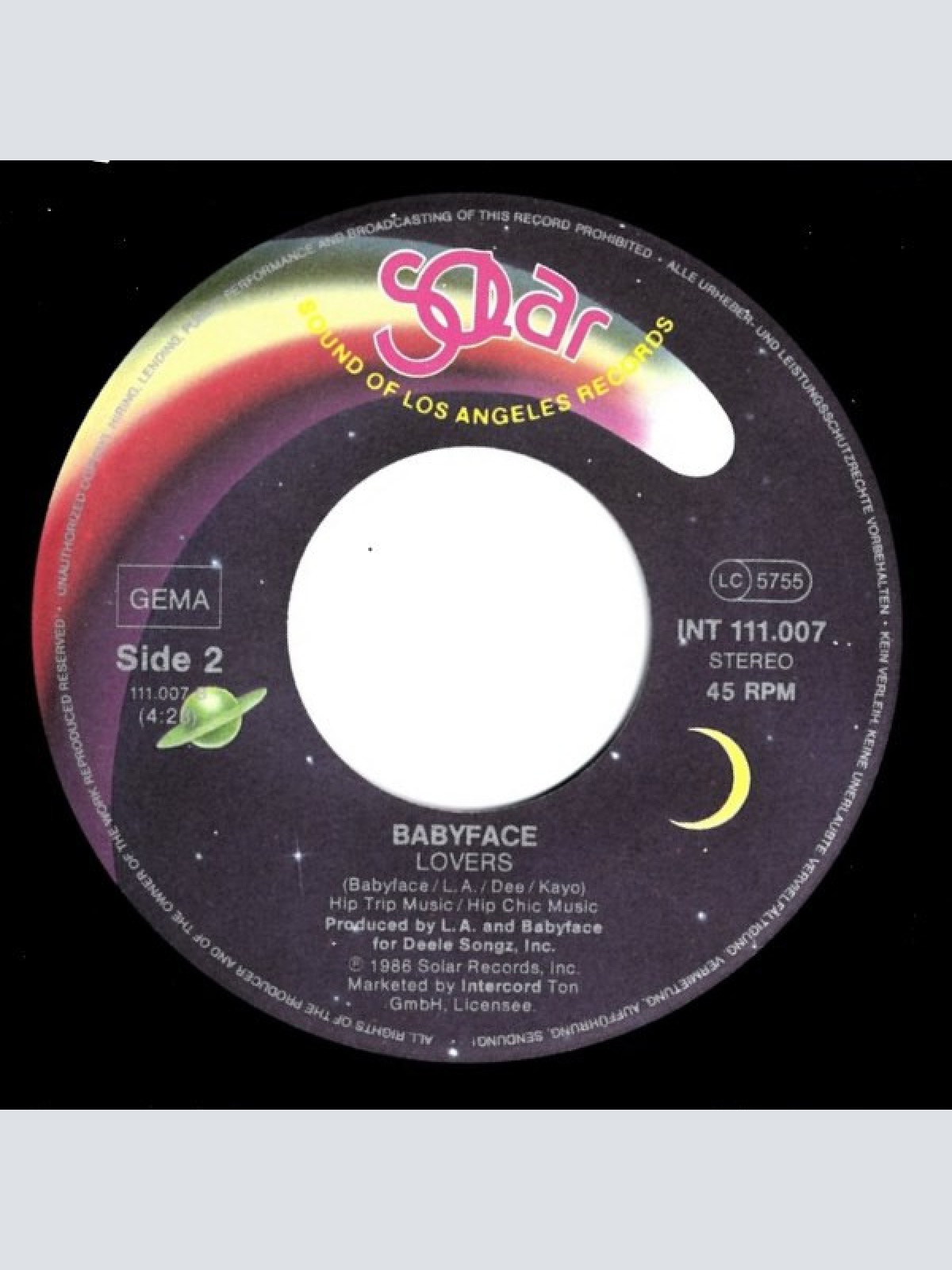 Vinyl / BabyFace - I Love You Babe