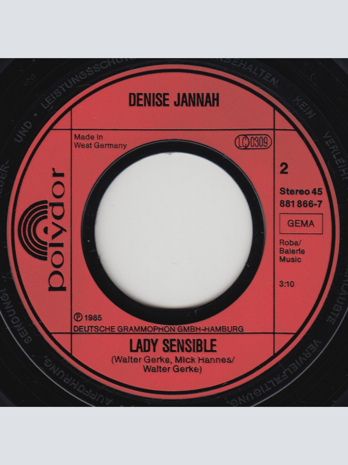 Vinyl / Denise Jannah - Halloween