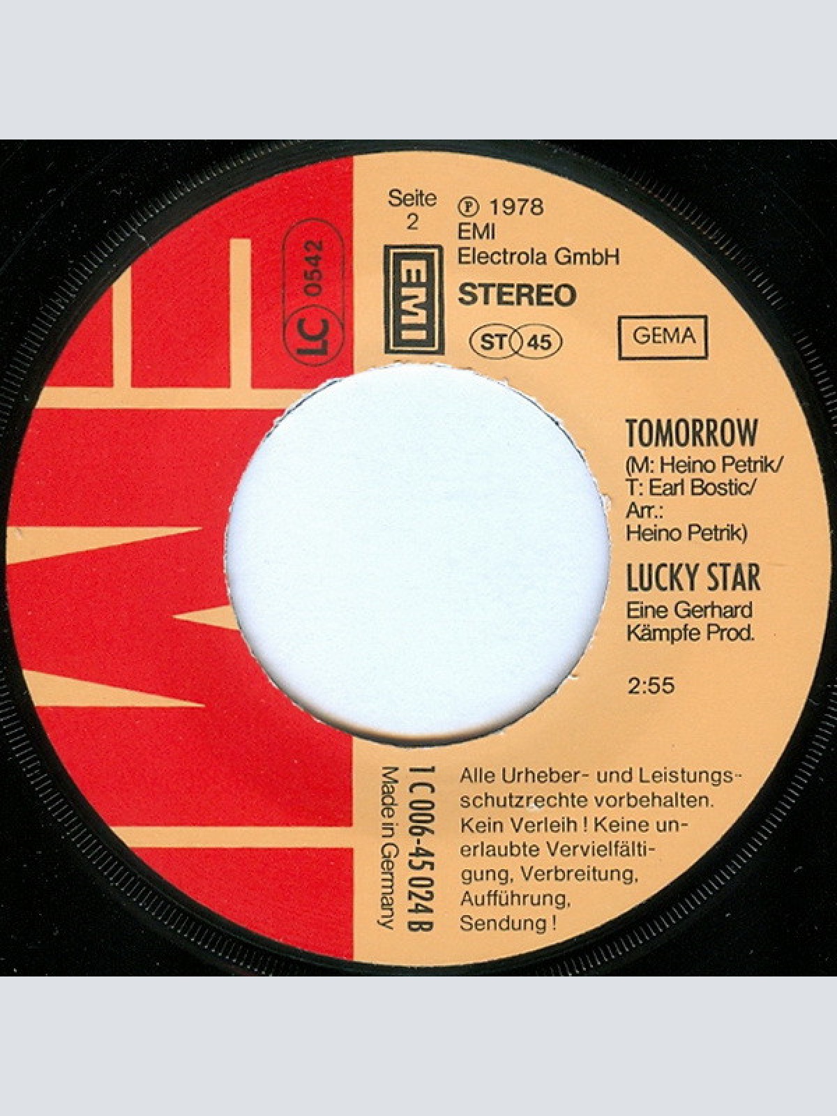 Vinyl / Lucky Star (2) - You Are My Lucky Star