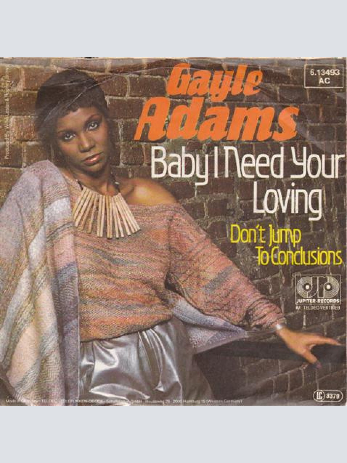 Vinyl / Gayle Adams - Baby I Need Your Loving