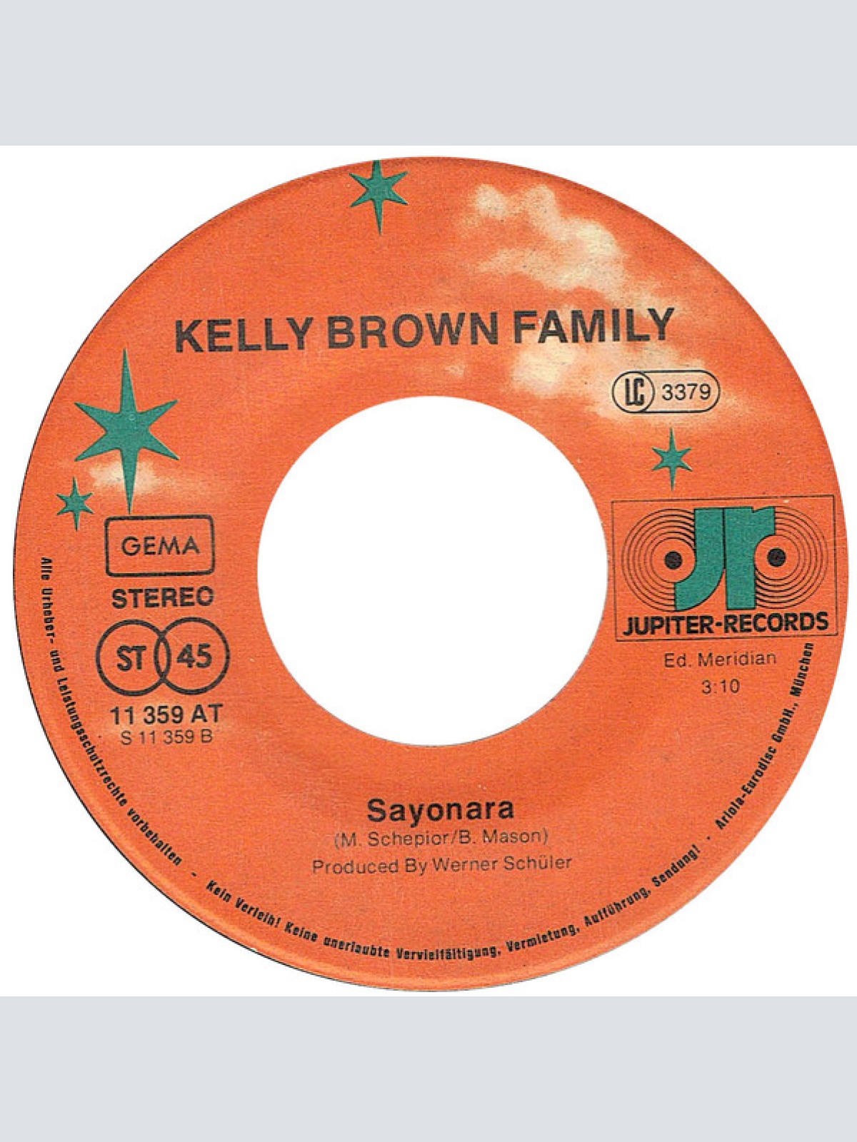 Vinyl / Kelly Brown Family - Dayoh (Hey, Mr. Talliman)