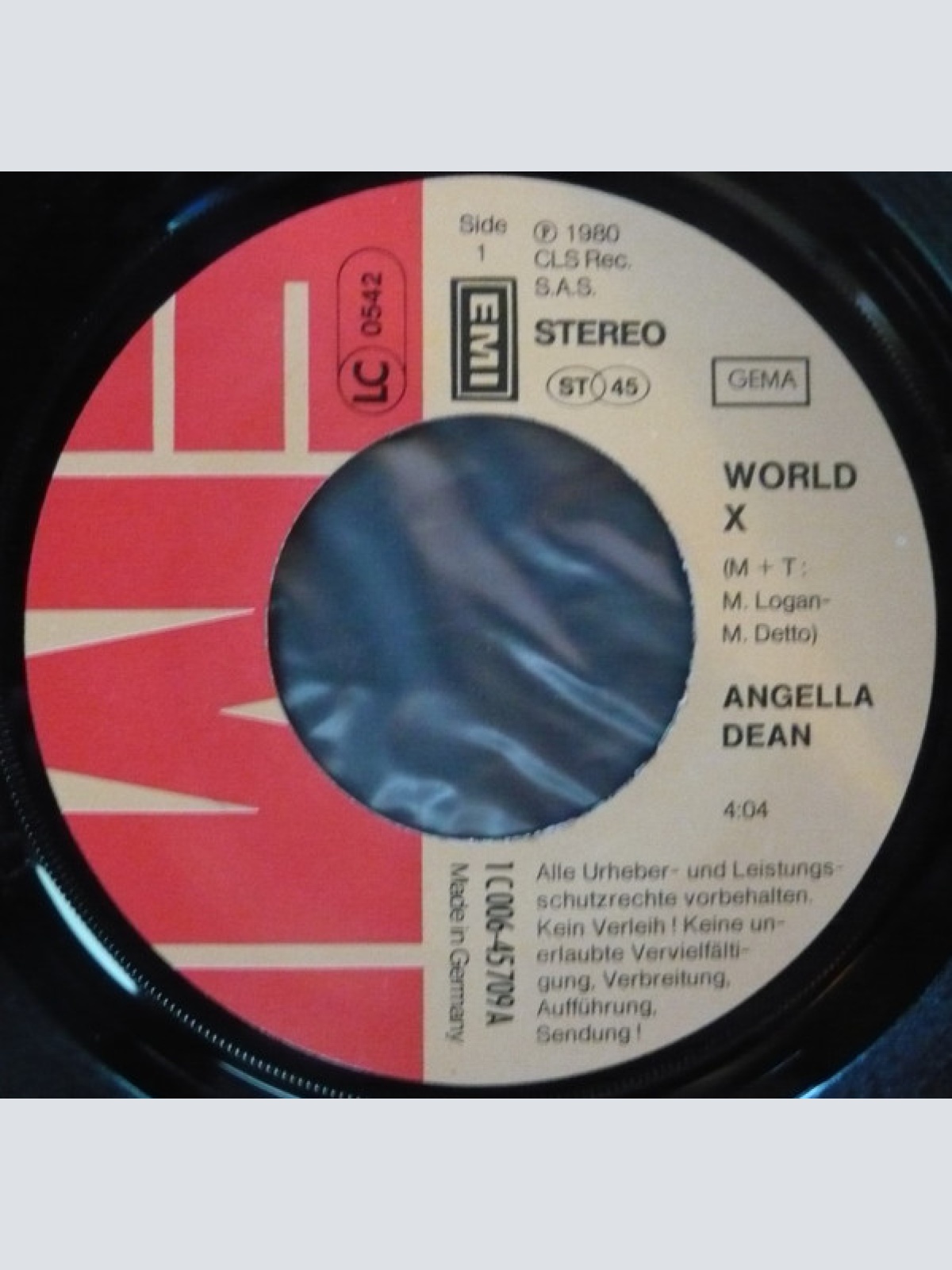 Vinyl / Angella Dean - World X / Now And Forever