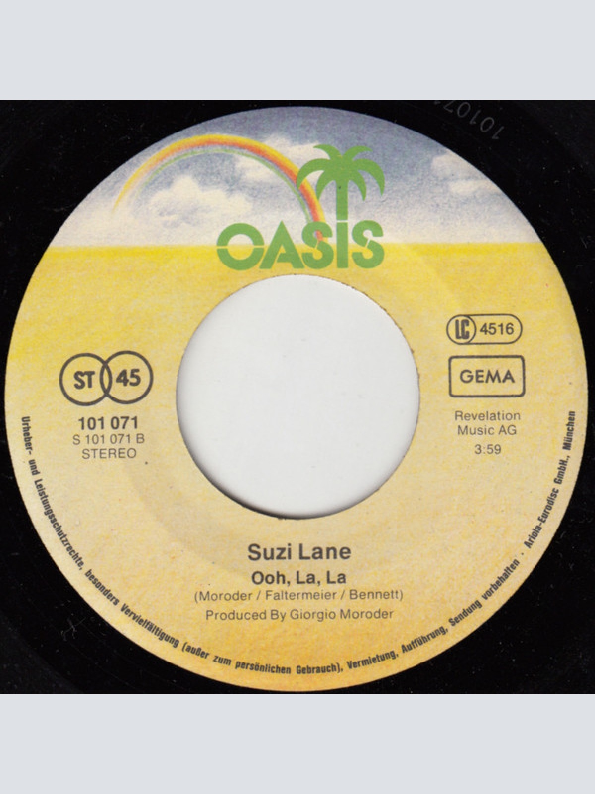 Vinyl / Suzi Lane - Harmony