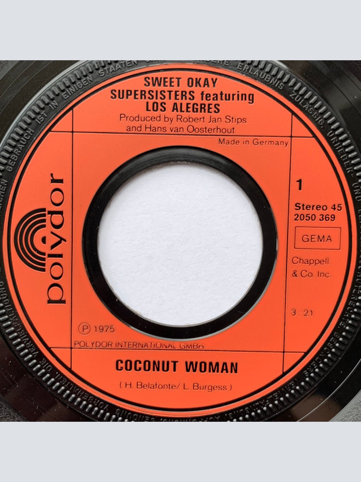 Vinyl / Sweet Okay Supersisters* Featuring Los Alegres - Coconut Woman