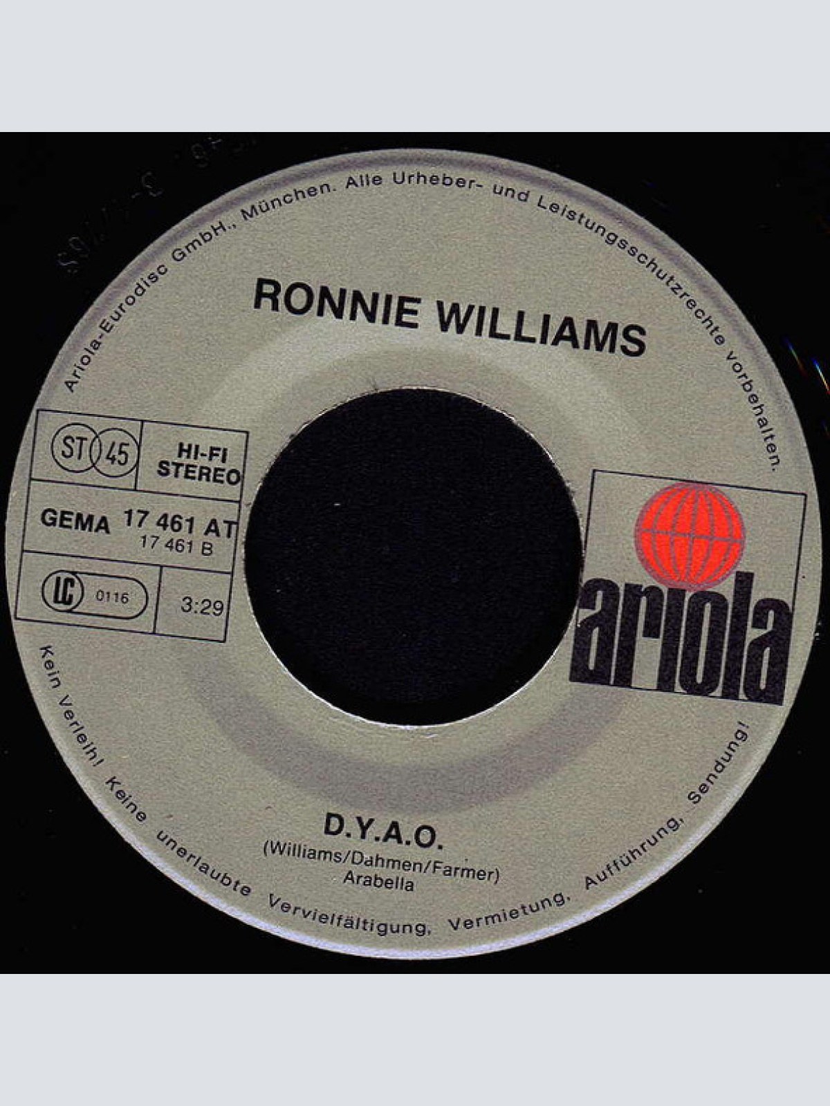 Vinyl / Ronnie Lee Williams* - King Kong