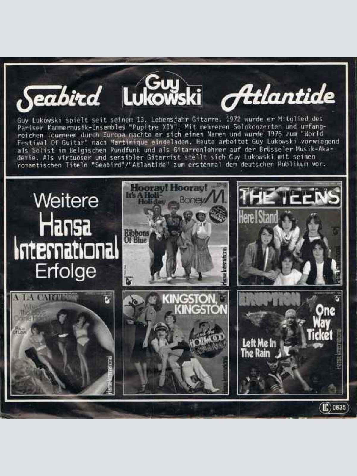 Vinyl / Guy Lukowski - Seabird