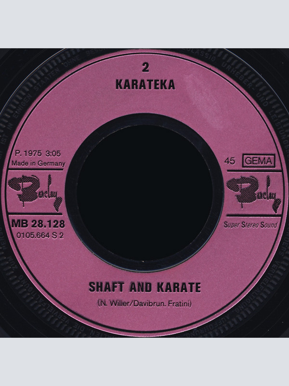 Vinyl / Karateka (2) - Karate